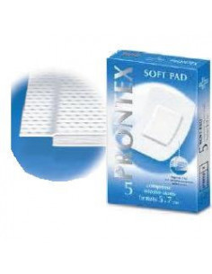 Garza prontex soft 5x7cm 5pz