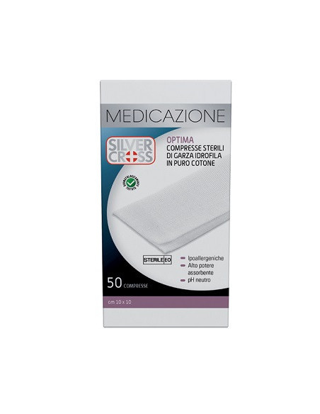 Garza silverc cot 10x10cm 50pz