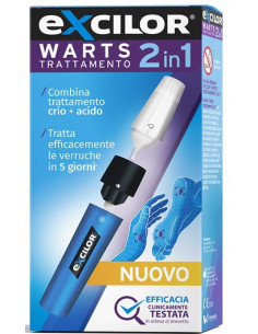 Excilor warts trattamento 2in1
