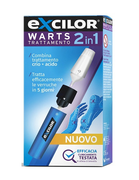 Excilor warts trattamento 2in1