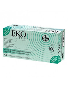 Guanto lattice eko 7 100pz