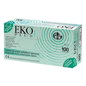 Guanto lattice eko 8 100pz