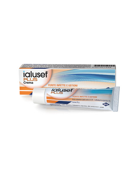 Ialuset plus crema ferite infette e ustioni 25g