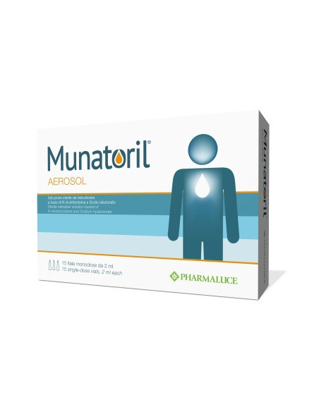 Pharmaluce munatoril aerosol 15fiale 2ml