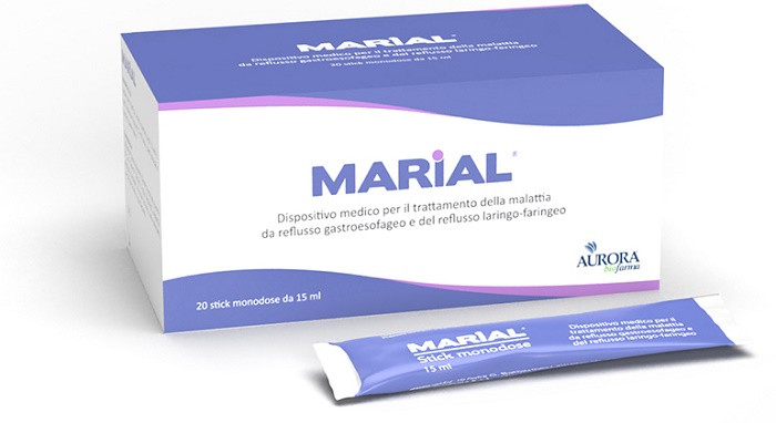 Image of Marial contro il reflusso gastroesofageo e laringo-esofageo 20 stick 15ml cod085