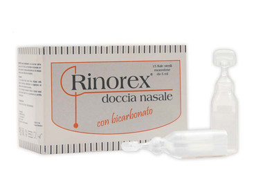 Rinorex doccia nasale bicarbonato 15 fiale