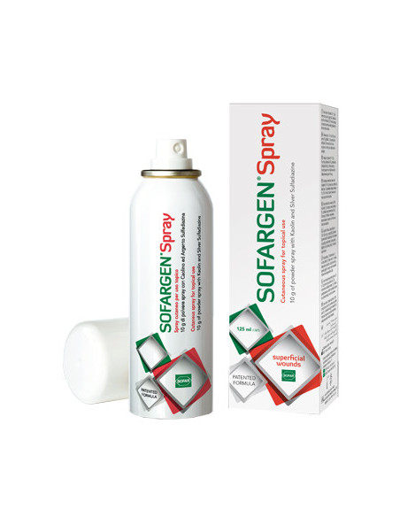 Sofargen spray medicazione polvere 10g
