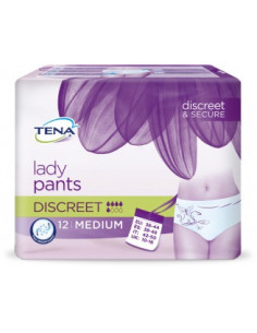Tena silhouette blanc m 12pz
