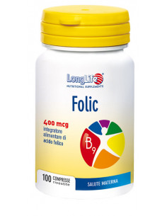 Folic 400 100tav 33g longlife