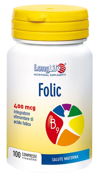 long life folic 400 100tav 33g longlife