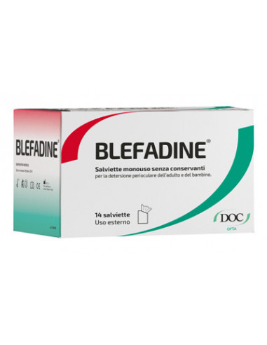 Blefadine salviette monouso14p