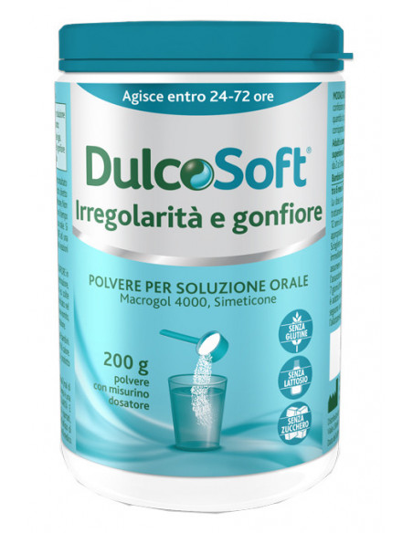 Dulcosoft polvere irregolarità e gonfiore per stitichezza occasionale e pancia gonfia 200g
