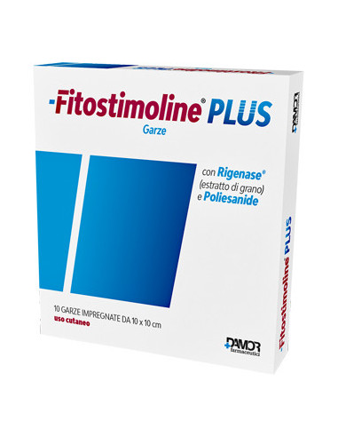 Fitostimoline plus garza 10x10