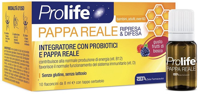 Prolife pappa reale probiotici 10 flaconcini 8ml