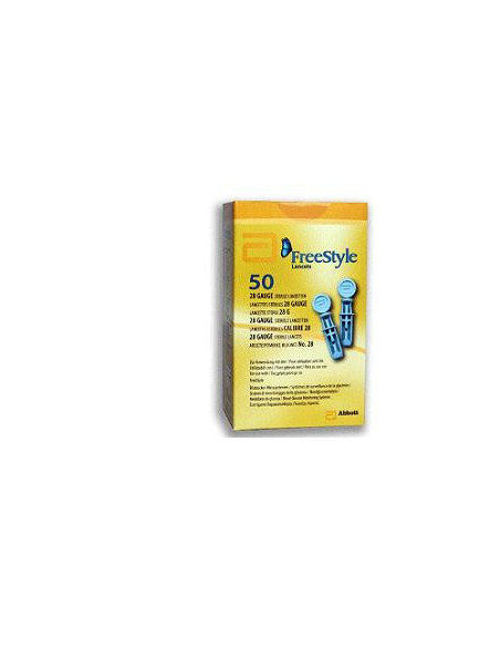 Abbott diabetes freestyle 50 lancette gauge 28