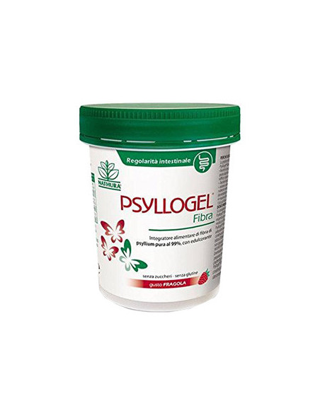 Psyllogel fibra fragola senza zucchero per favorire la regolarità intestinale 170gr
