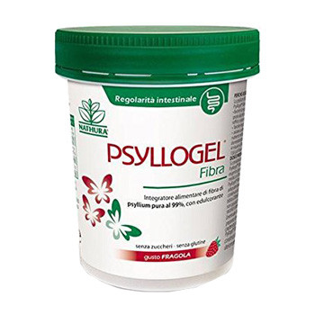 Image of Psyllogel fibra fragola senza zucchero per favorire la regolarità intestinale 170gr cod085