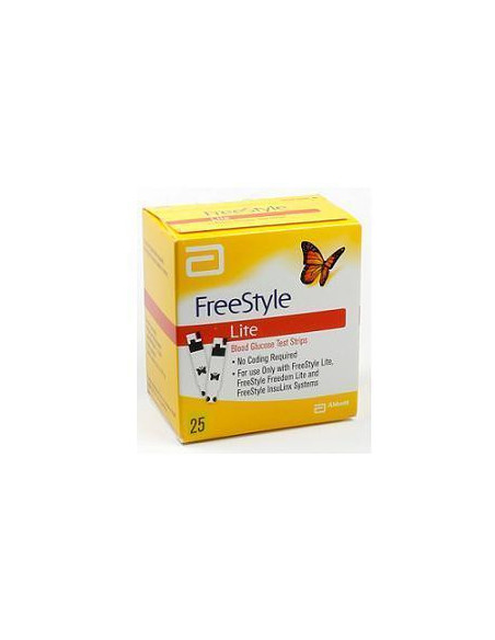 Abbott diabetes freestyle lite glicemia 25strisce reattive