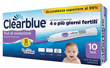 Clearblue test ovulazione 10 pezzi