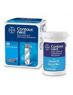 Ascensia contour next glicemia 25 strisce