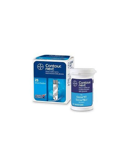 Ascensia contour next glicemia 25 strisce