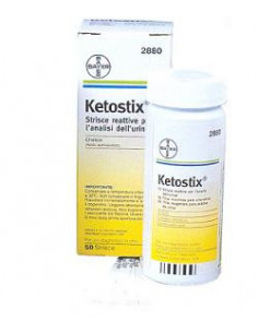 Ascensia ketostix chetonuria 50strisce reattive