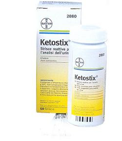 Ascensia ketostix chetonuria 50strisce reattive