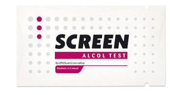 Screen alcol test