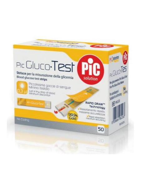 Pikdare pic strisce glucotest 50 strisce