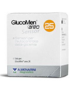 Menarini glucomen areo sensor 25 strisce
