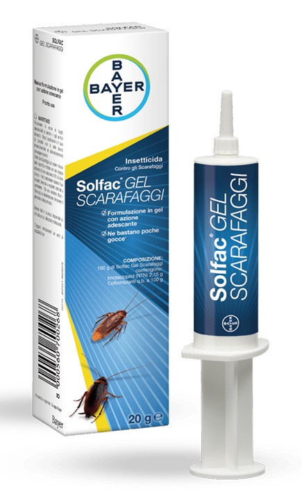 Solfac Gel insetticida per scarafaggi 20 g