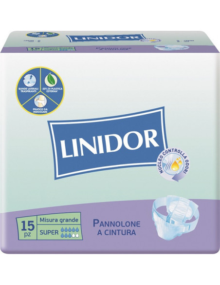 Linidor pan cint sup g 15pz 17