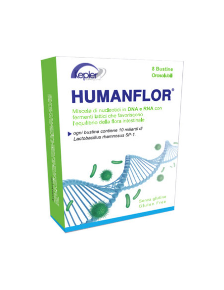 Human flor int 8 bustine 12g