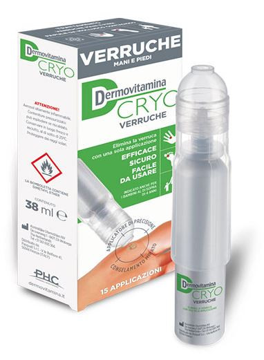 Image of Dermovitamina cryo per il trattamento di verruche di mani e piedi 38ml cod085