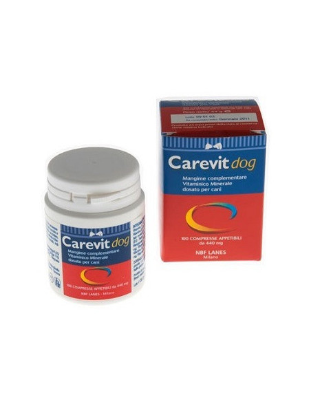 Carevit dog mangime 100 compresse