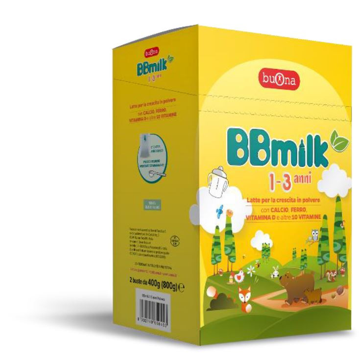 Bbmilk 1-3 polvere 2bust 400g