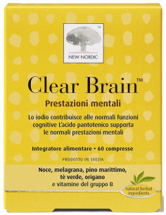 Clear brain 60 compresse - NEW NORDIC | Clubfarma