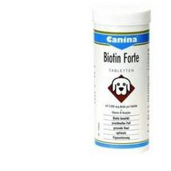 Canina pharma biotin forte 30 tavolette dermatiti del cane 100gr