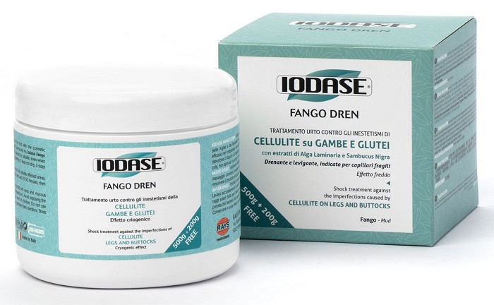 Iodase fango drenante trattamento gambe e glutei 700g