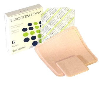 Euroderm foam 15cmx15cm x5pz