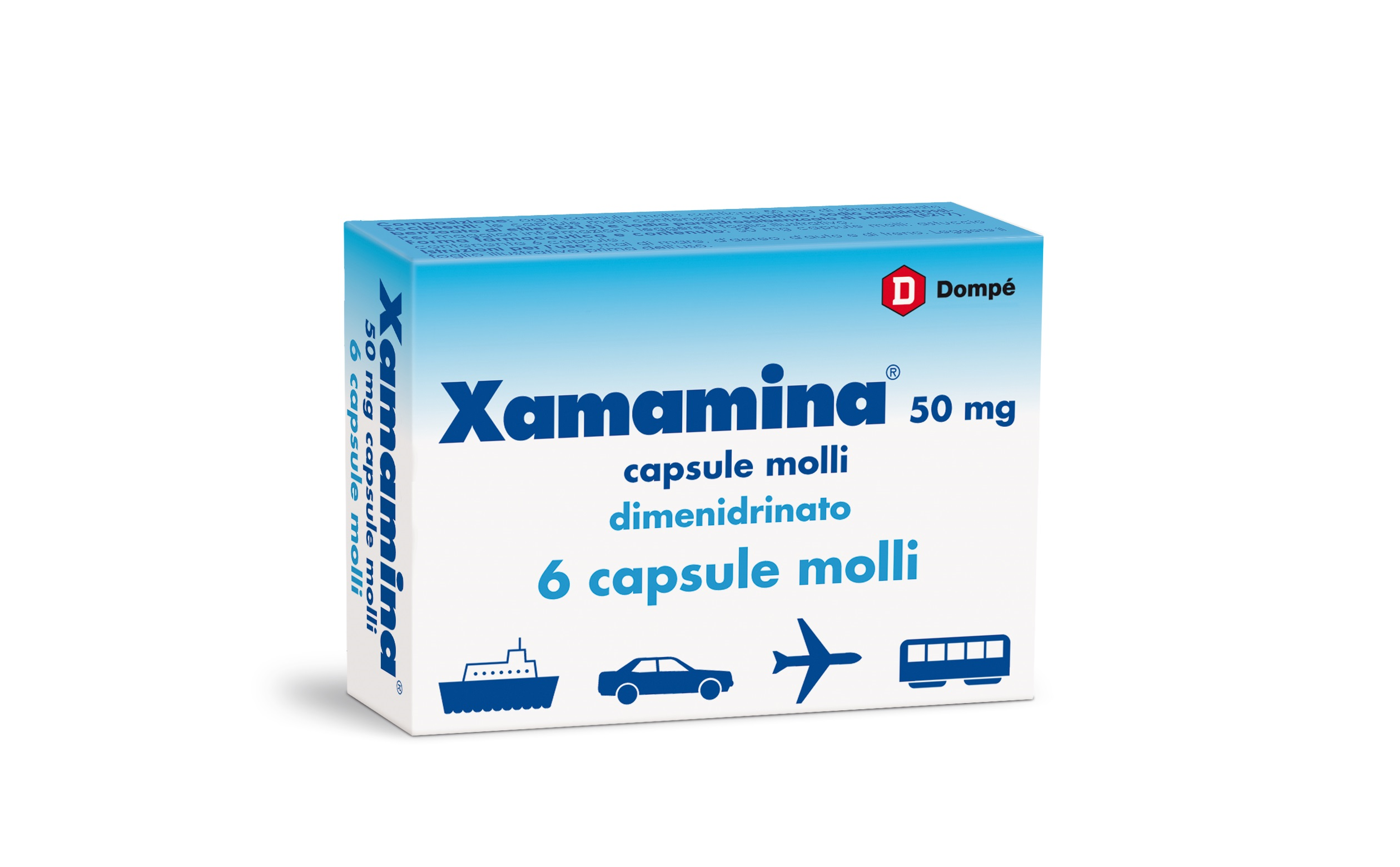Xamamina 50mg 6 capsule molli