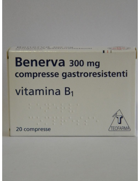 Benerva*20 compresse 300mg