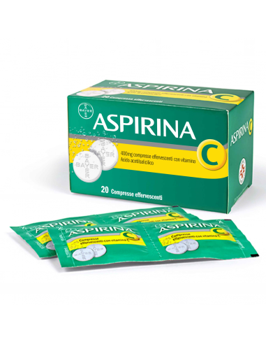 Aspirina c 20 compresse effervescenti 400+240mg