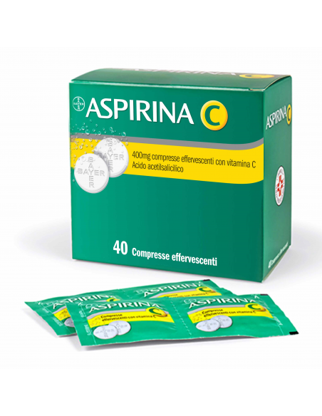 Aspirina c*40 compresse eff 400+240mg