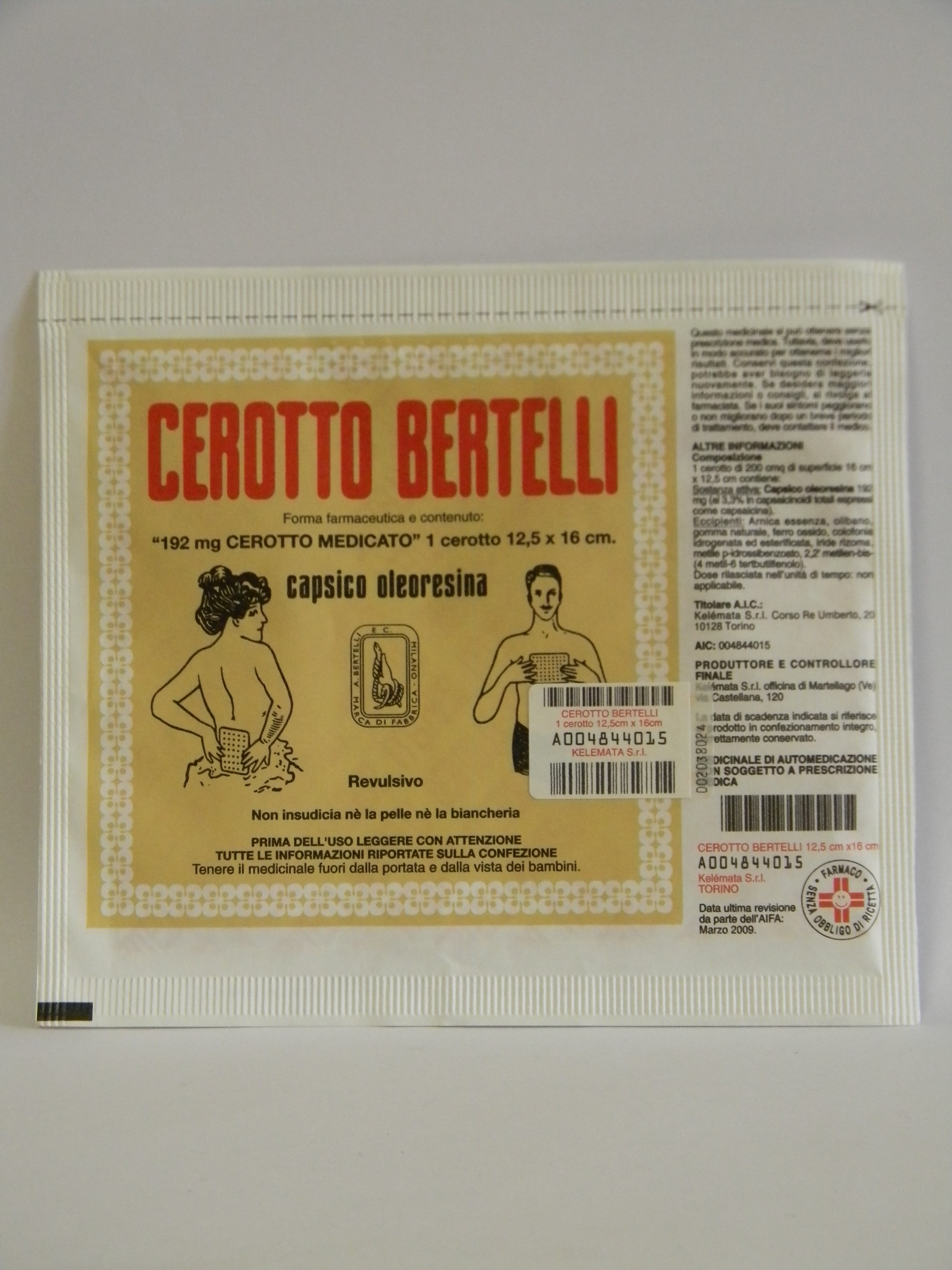 Cerotto bertelli*medio cm16x12