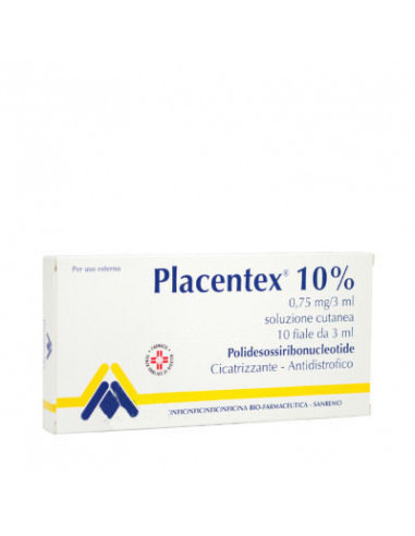 PLACENTEX*SOL CUT 10F 0,75MG