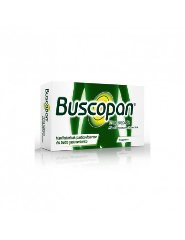 BUSCOPAN*6SUPP 10MG