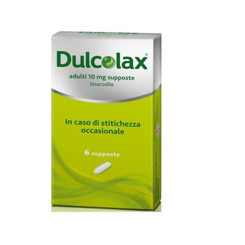 Image of Dulcolax supposte per adulti contro la stitichezza occasionale 6 supposte 10 mg cod085