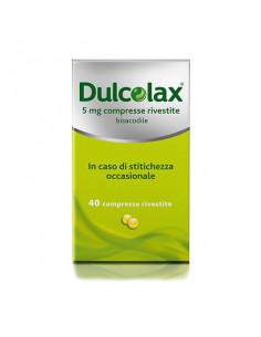 Dulcolax compresse contro la stitichezza occasionale 40 compresse rivestite 5 mg