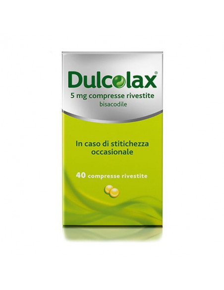 Dulcolax compresse contro la stitichezza occasionale 40 compresse rivestite 5 mg